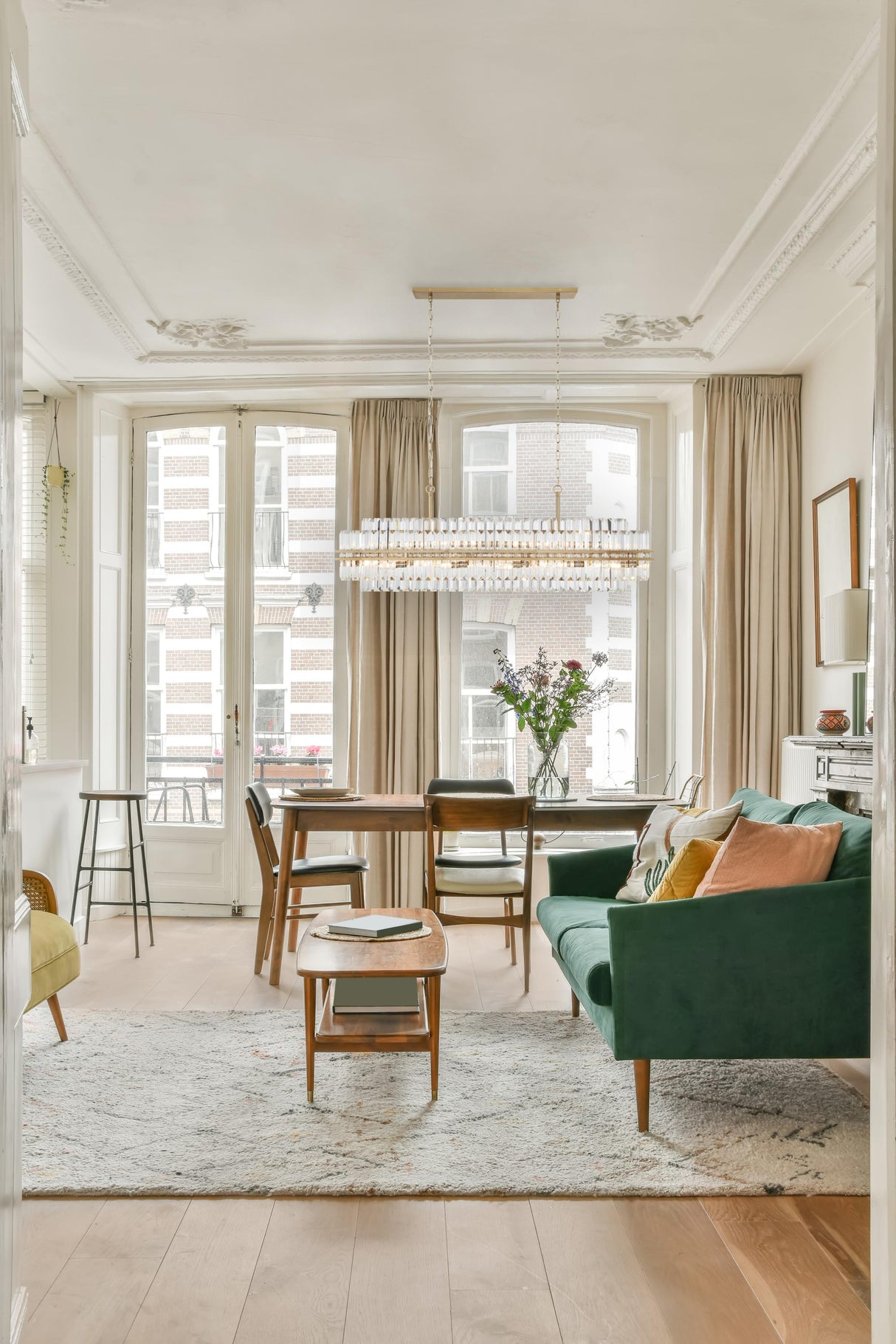 Crystorama Hayes 16 Light Aged Brass Linear Chandelier