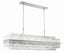 Crystorama Hayes 16 Light Polished Nickel Linear Chandelier