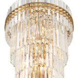 Crystorama Hayes 31 Light Aged Brass Chandelier