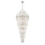 Crystorama Hayes 31 Light Polished Nickel Chandelier