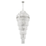 Crystorama Hayes 31 Light Polished Nickel Chandelier