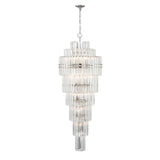 Crystorama Hayes 31 Light Polished Nickel Chandelier