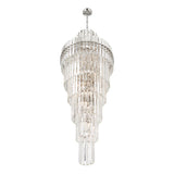 Crystorama Hayes 31 Light Polished Nickel Chandelier