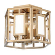 Crystorama Libby Langdon Hillcrest 6 Light Vibrant Gold Semi Flush Mount