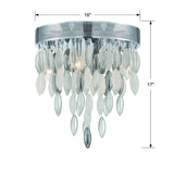 Crystorama Hudson 4 Light Polished Chrome Flush Mount