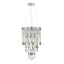 Crystorama Hudson 6 Light Polished Chrome Chandelier