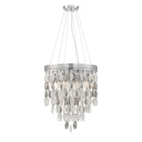 Crystorama Hudson 9 Light Polished Chrome Chandelier