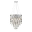 Crystorama Hudson 9 Light Polished Chrome Chandelier