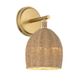 Crystorama Jace 1 Light LED Soft Gold Sconce