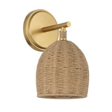 Crystorama Jace 1 Light LED Soft Gold Sconce