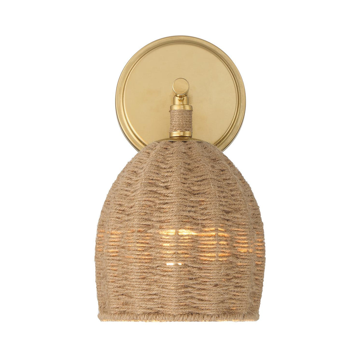 Crystorama Jace 1 Light LED Soft Gold Sconce