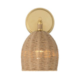 Crystorama Jace 1 Light LED Soft Gold Sconce