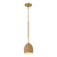 Crystorama Jace 1 Light LED Soft Gold Mini Pendant