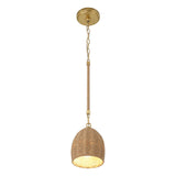 Crystorama Jace 1 Light LED Soft Gold Mini Pendant