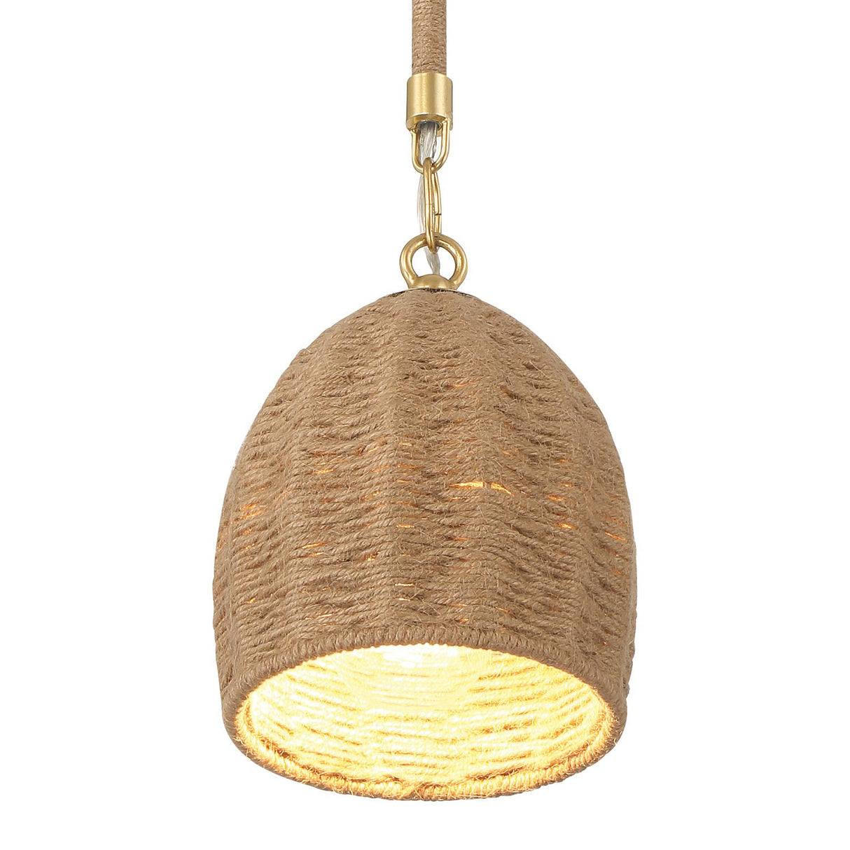 Crystorama Jace 1 Light LED Soft Gold Mini Pendant
