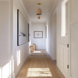 Crystorama Jace 1 Light LED Soft Gold Semi Flush