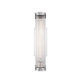 Crystorama Jarvis 1 Light LED Polished Nickel Sconce