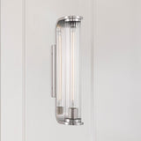Crystorama Jarvis 1 Light LED Polished Nickel Sconce