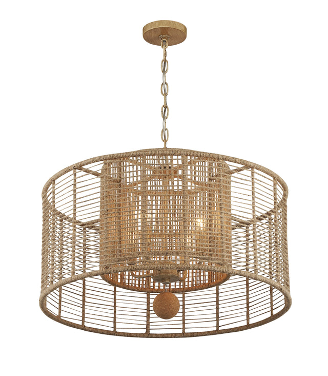 Crystorama Jayna 4 Light Burnished Silver Chandelier