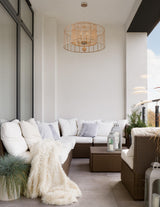 Crystorama Jayna 8 Light Burnished Silver Chandelier