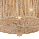 Crystorama Jessa 3 Light Burnished Silver Flush Mount