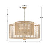 Crystorama Jayna 12 Light Burnished Silver Chandelier