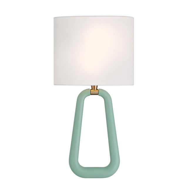 Crystorama Jori 2 Light Aged Brass + Green Sconce