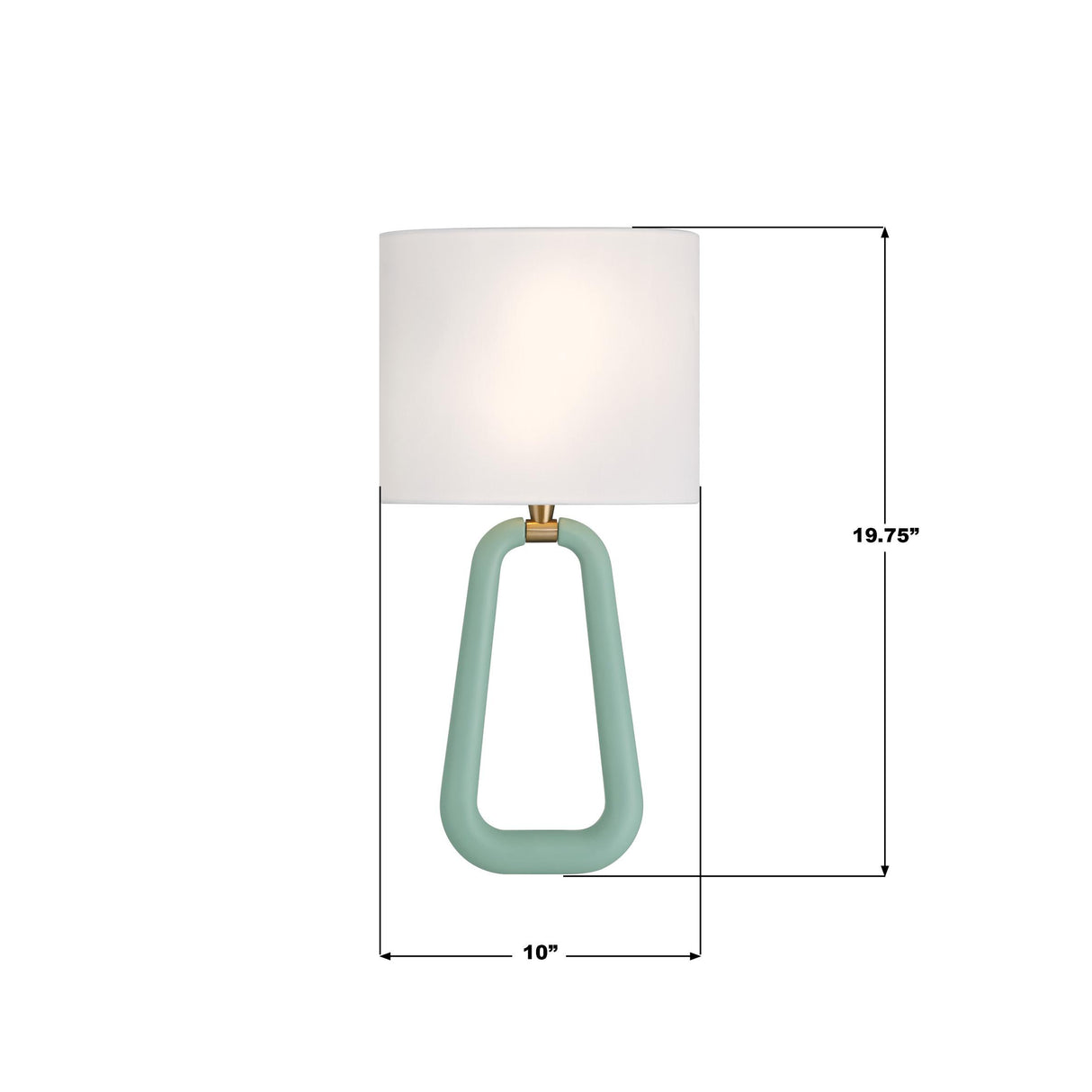 Crystorama Jori 2 Light Aged Brass + Green Sconce