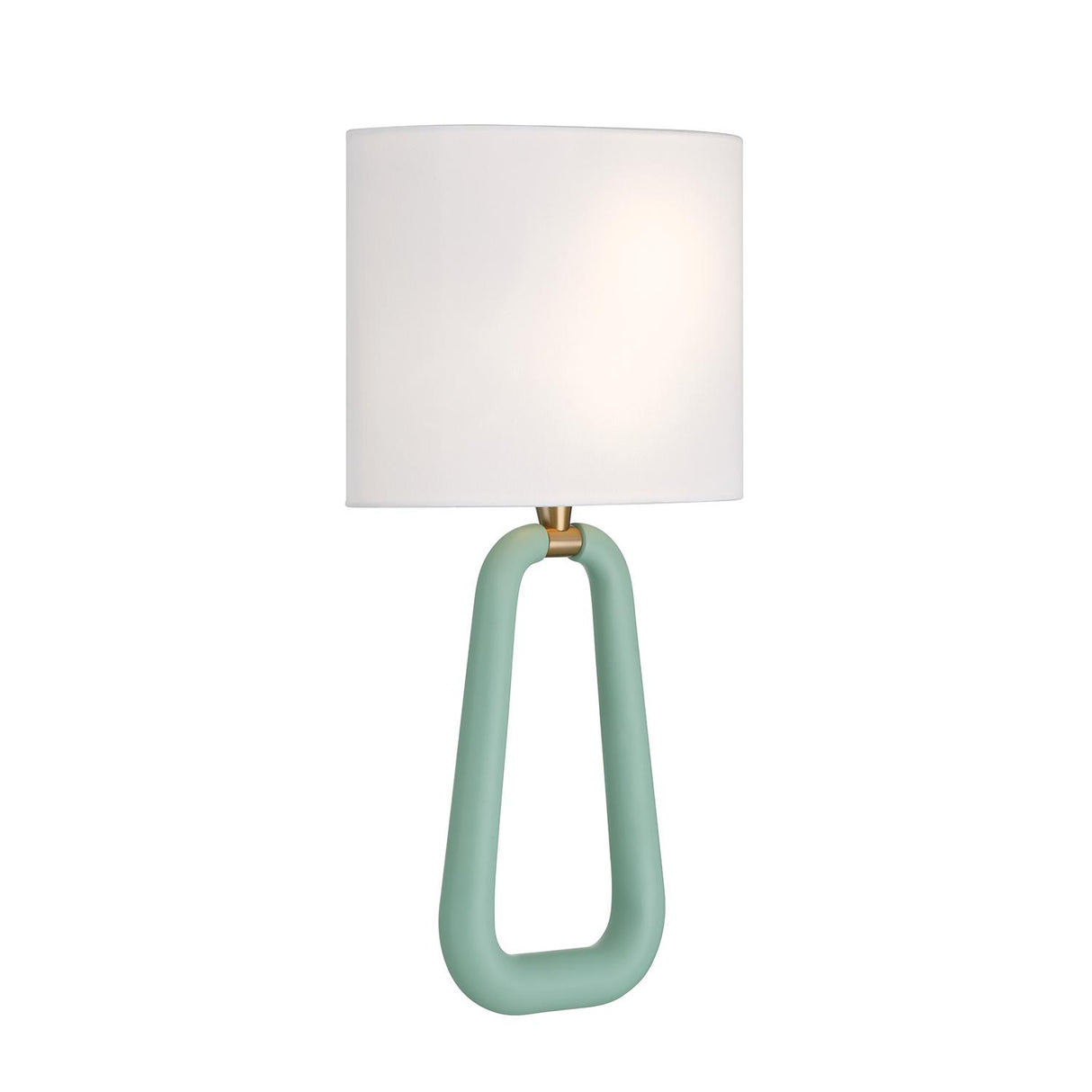 Crystorama Jori 2 Light Aged Brass + Green Sconce