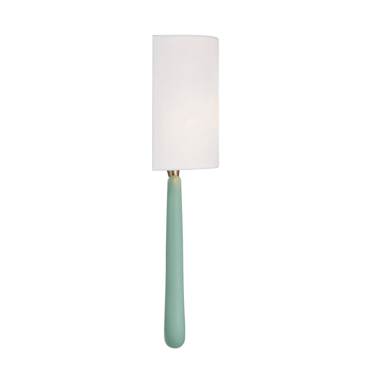 Crystorama Jori 2 Light Aged Brass + Green Sconce