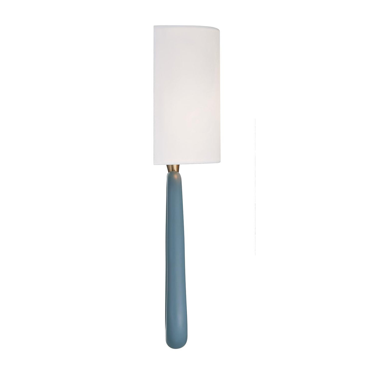 Crystorama Jori 2 Light Aged Brass + Blue Sconce