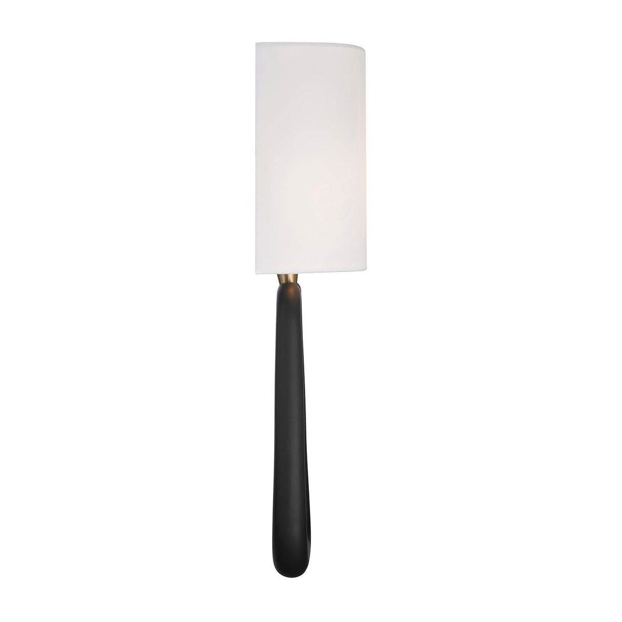 Crystorama Jori 2 Light Aged Brass + Matte Black Sconce