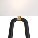 Crystorama Jori 2 Light Aged Brass + Matte Black Sconce