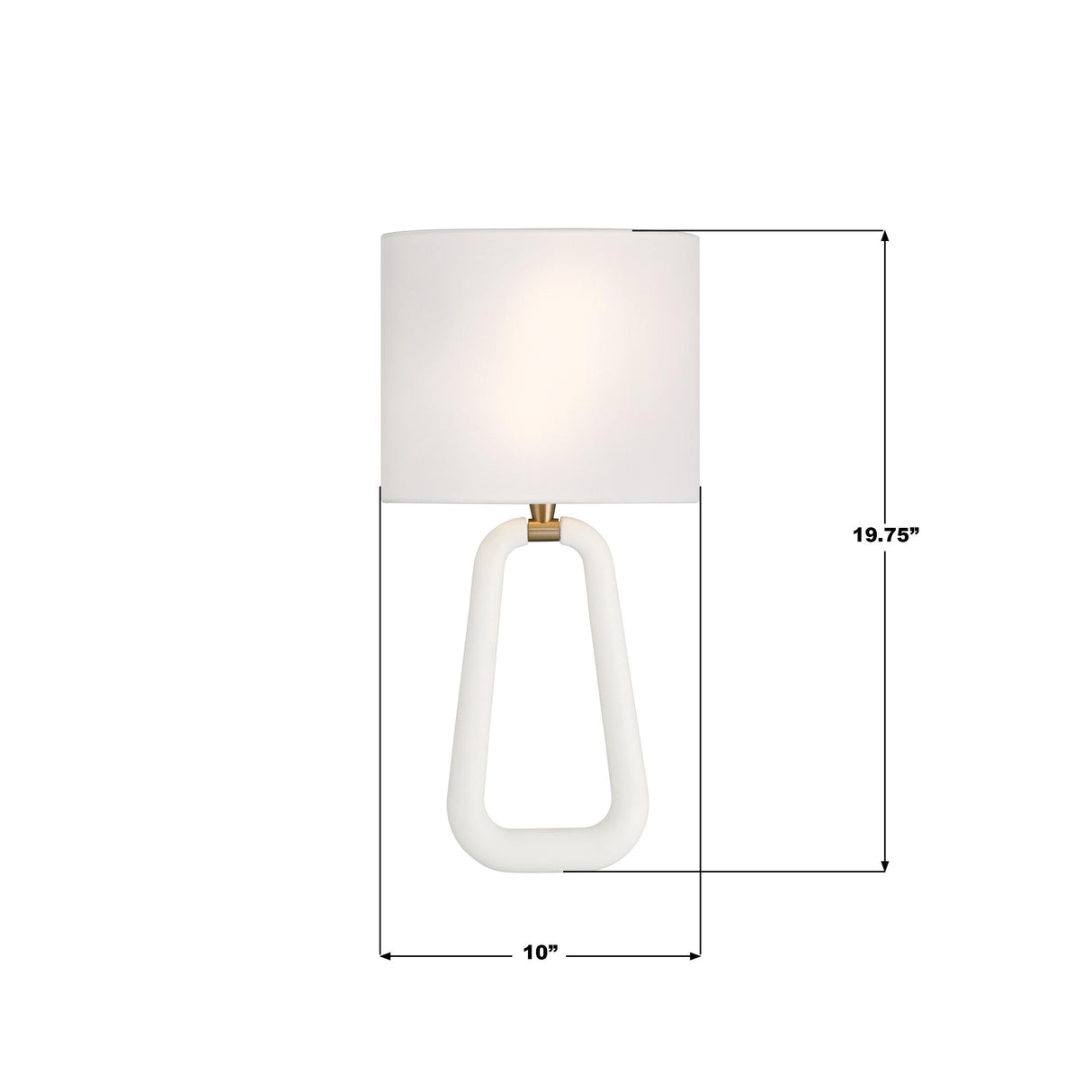 Crystorama Jori 2 Light Aged Brass + Matte White Sconce