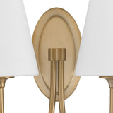 Crystorama Juno 2 Light Vibrant Gold Sconce