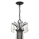 Crystorama Karrington 12 Light Matte Black Chandelier