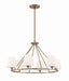 Crystorama Keenan 6 Light Vibrant Gold Chandelier