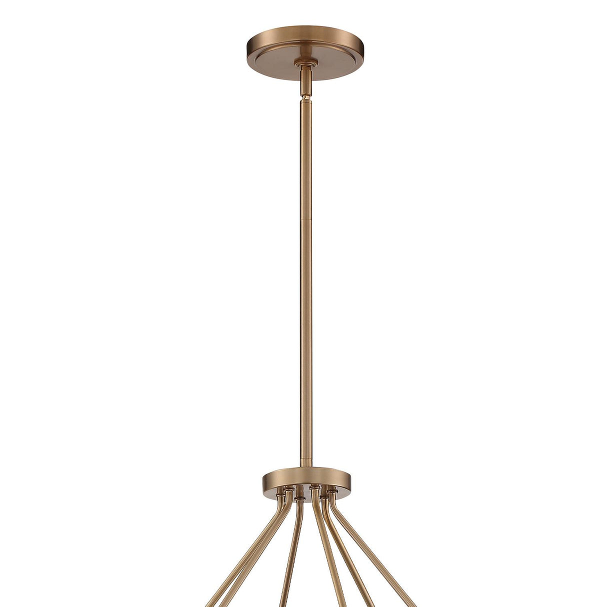 Crystorama Keenan 6 Light Vibrant Gold Chandelier