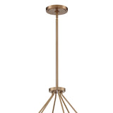 Crystorama Keenan 6 Light Vibrant Gold Chandelier