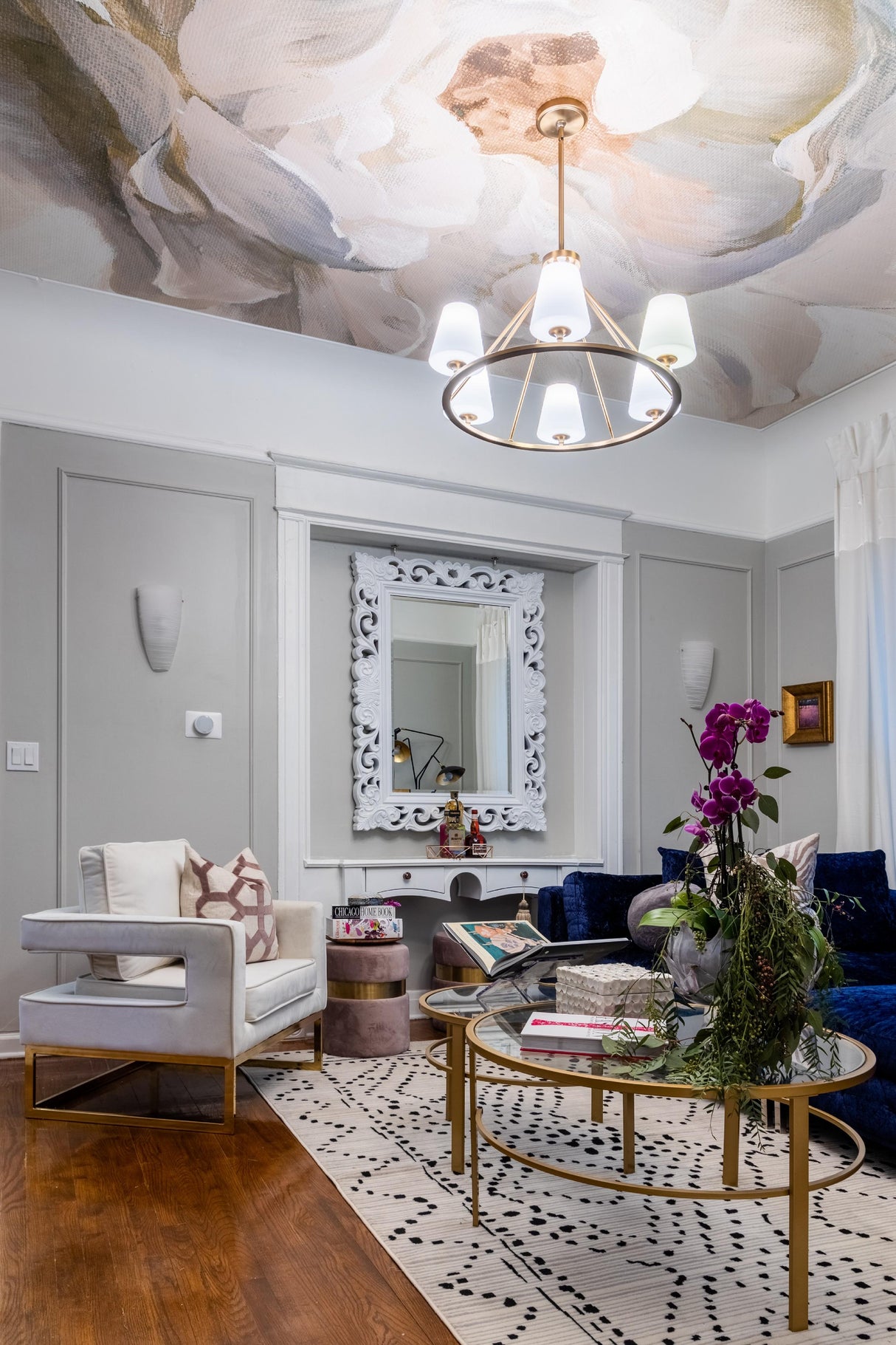 Crystorama Keenan 6 Light Vibrant Gold Chandelier