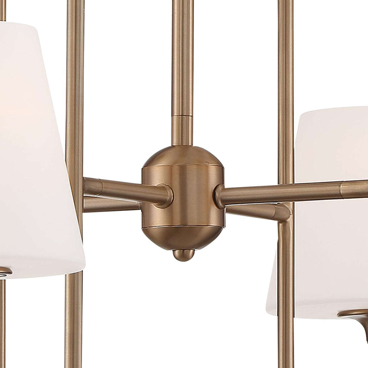 Crystorama Keenan 8 Light Vibrant Gold Chandelier