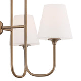 Crystorama Keenan 8 Light Vibrant Gold Chandelier