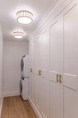 Crystorama Kendal 3 Light Polished Nickel Flush Mount