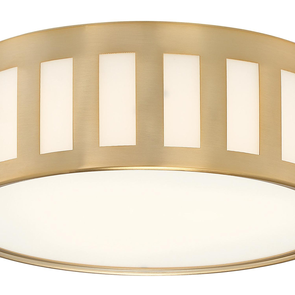 Crystorama Kendal 3 Light Vibrant Gold Flush Mount