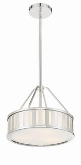 Crystorama Kendal 3 Light Polished Nickel Mini Chandelier