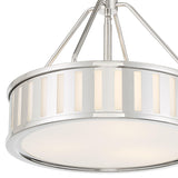 Crystorama Kendal 3 Light Polished Nickel Mini Chandelier