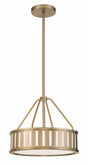 Crystorama Kendal 3 Light Vibrant Gold Mini Chandelier