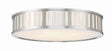 Crystorama Kendal 4 Light Polished Nickel Flush Mount