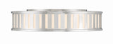 Crystorama Kendal 4 Light Polished Nickel Flush Mount