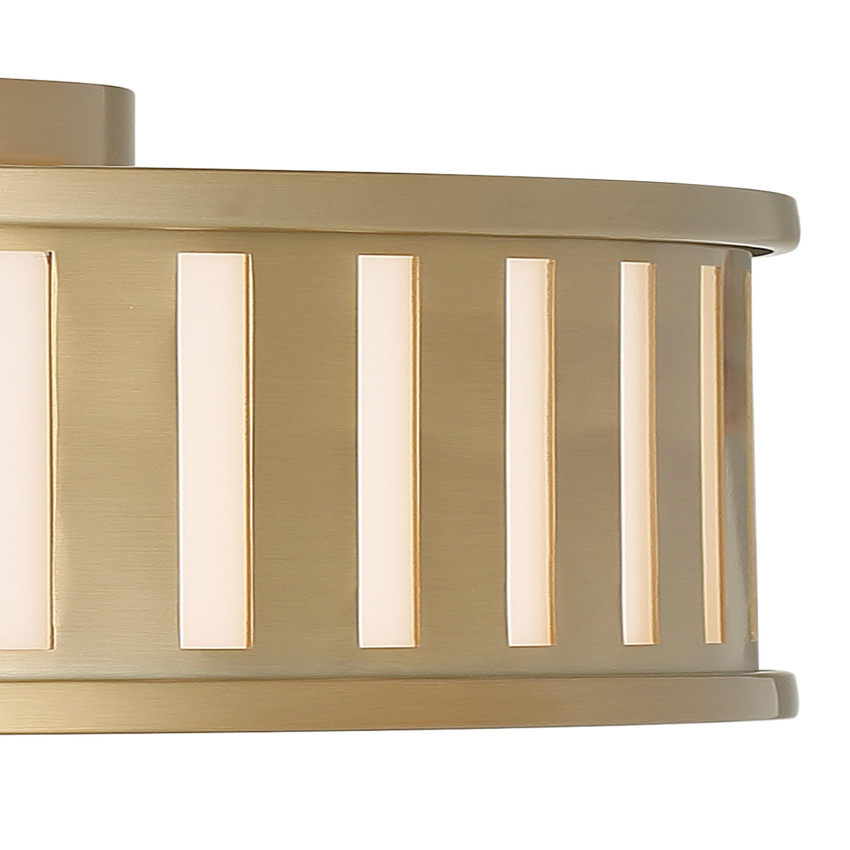 Crystorama Kendal 4 Light Vibrant Gold Flush Mount